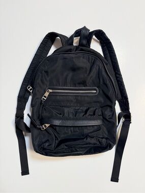 Steve Madden Nylon and faux leather lightweight backpack 14"x10"